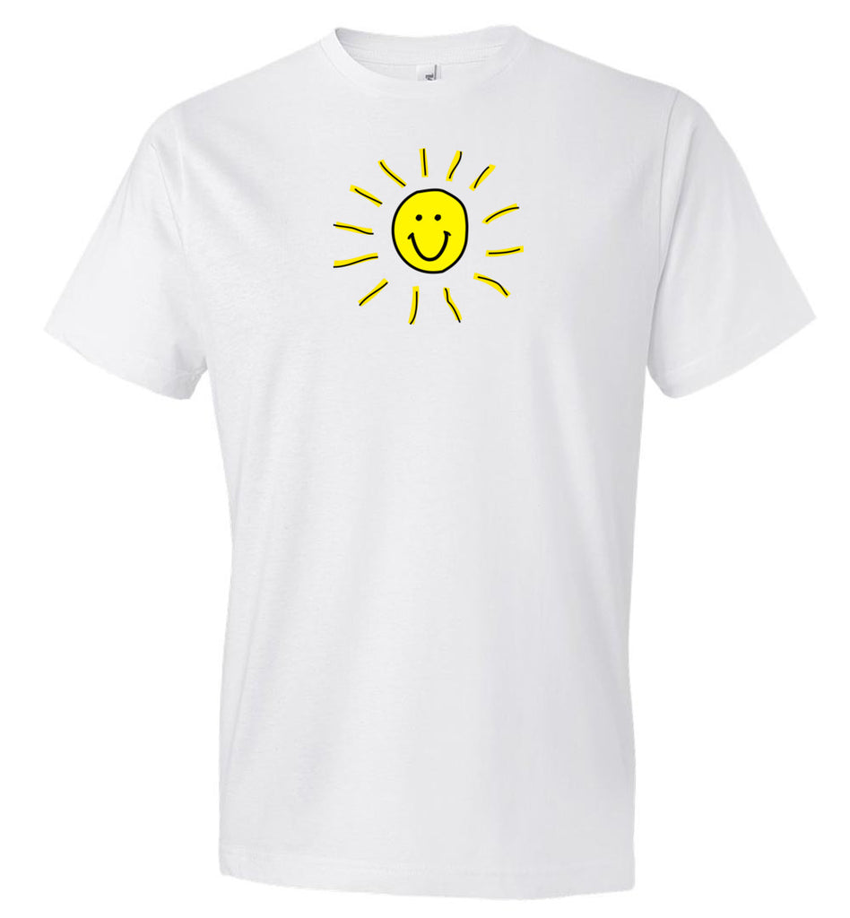 Sun on white unisex T-Shirt