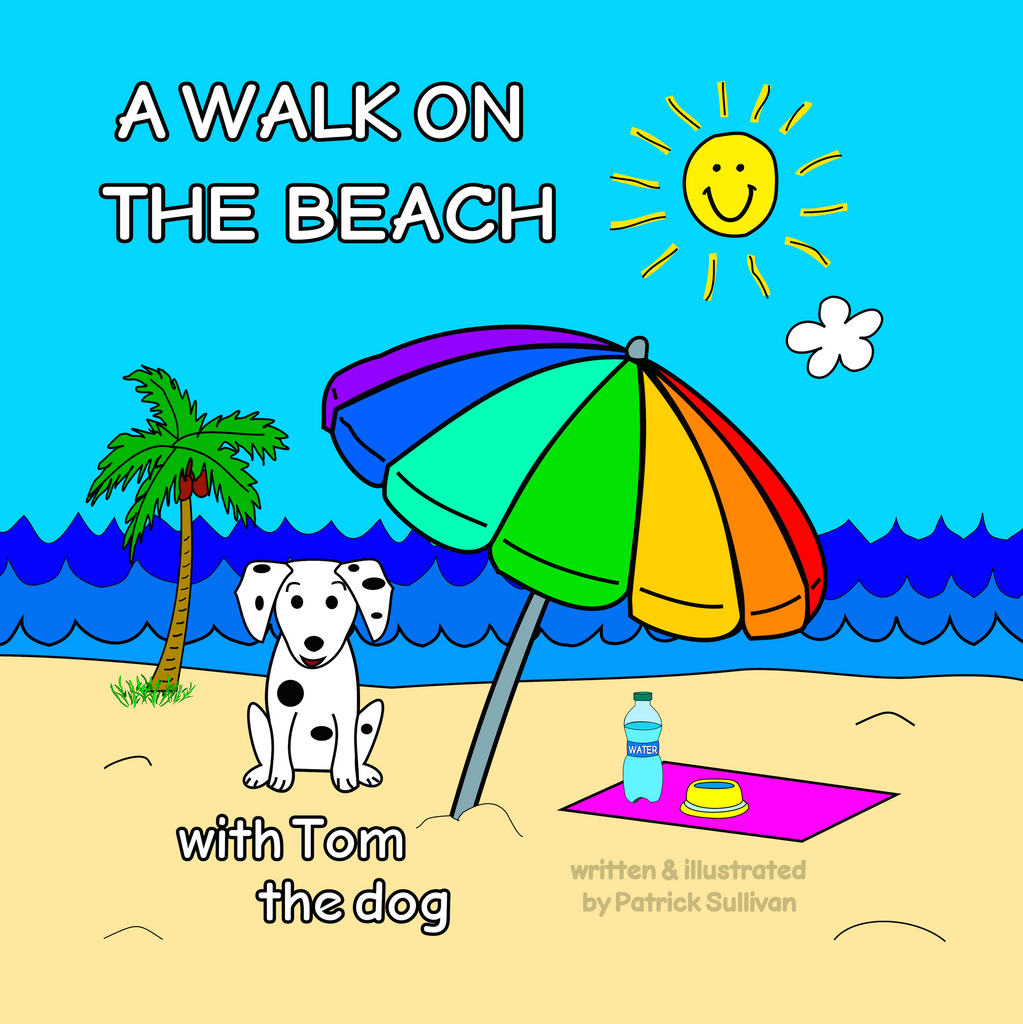 A WALK ON THE BEACH with Tom the dog / Children's Book